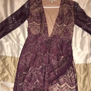 Low cut lace dress